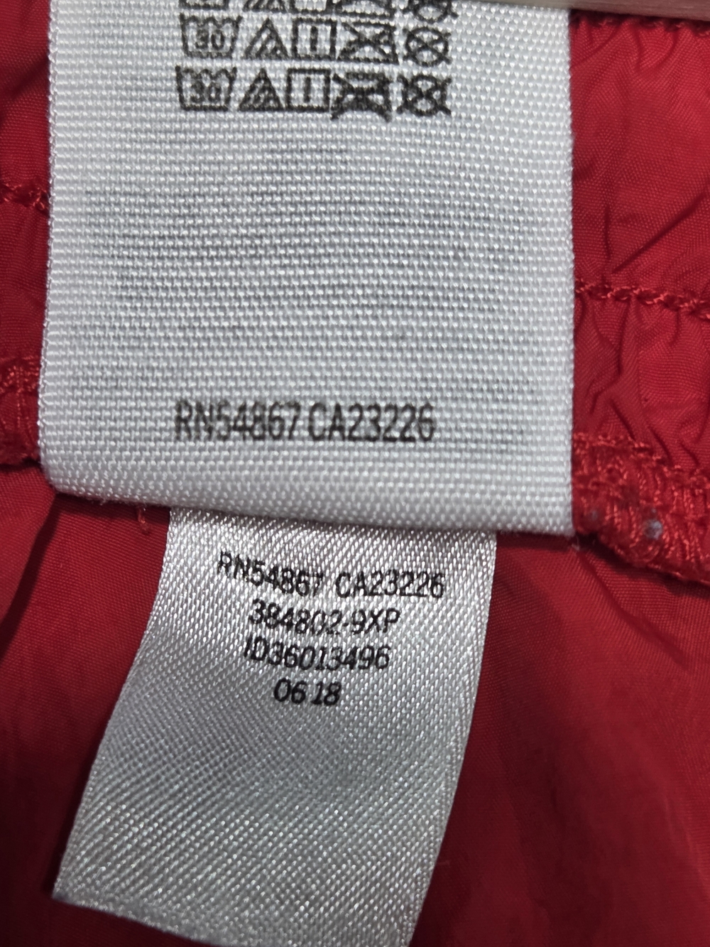 PINK Women Activewear Pants Large Red Jogger Windbreaker Victoria's Secret - Picture 10 of 11